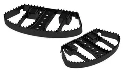 Burly Black Powder Coated Passenger Floorboard