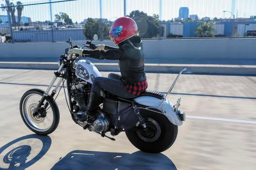 Burly Chrome Steel 20in Sissy Bar w Pad