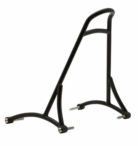 Burly Black Steel 13in Sissy Bar