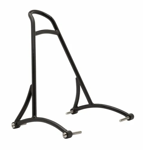 Burly Black Steel 13in Sissy Bar