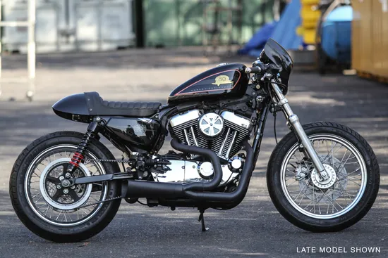 Burly Black Cafe Tail Section Seat