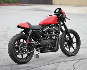 Burly Black Cafe Tail Section Seat