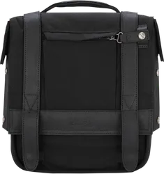 Burly Black Cordura Leather Universal Detachable Saddlebag