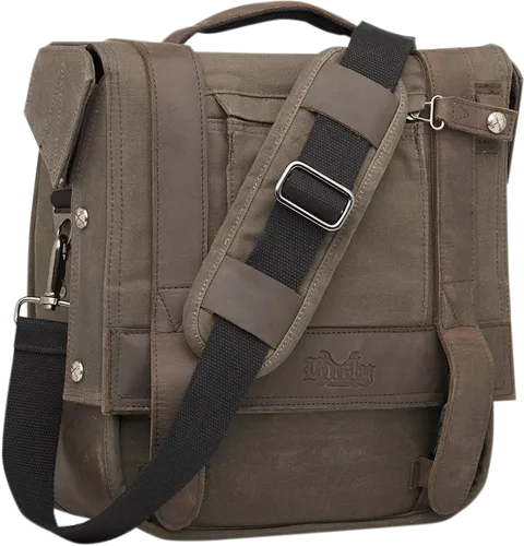 Burly Oak Waxed Cotton Leather Universal Detachable Saddlebag