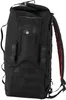 Burly Black Cotton Canvas Voyager Sissy Bar Backpack