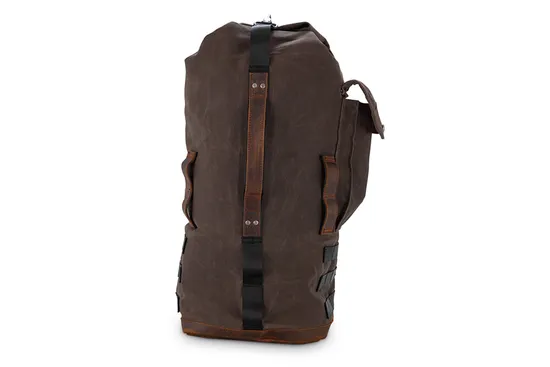 Burly Oak Cotton Canvas Voyager Sissy Bar Backpack