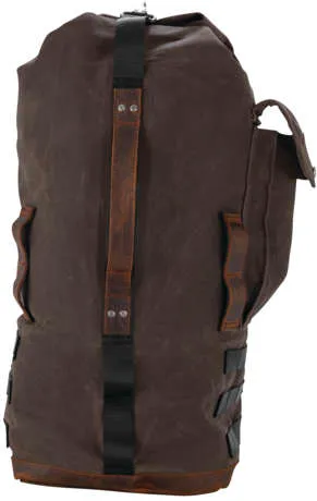 Burly Oak Cotton Canvas Voyager Sissy Bar Backpack
