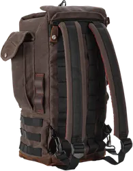 Burly Brand Cotton Sissy Bar Backpack Brown