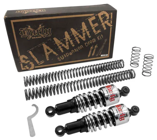 Burly Chrome 2.50in Suspension Lowering Kit