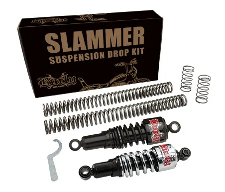 Burly Chrome 2.50in Suspension Lowering Kit