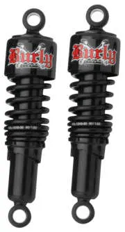 Burly 10.5in Black Rear Slammer Shock Absorber Pair