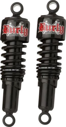 Burly 10.5in Black Rear Slammer Shock Absorber Pair