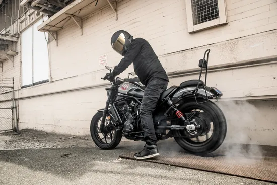 Burly 13in Black Red Stiletto Hydraulic Rear Shock