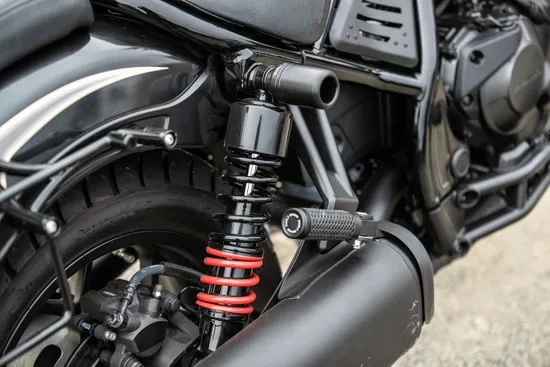 Burly 13in Black Red Stiletto Hydraulic Rear Shock
