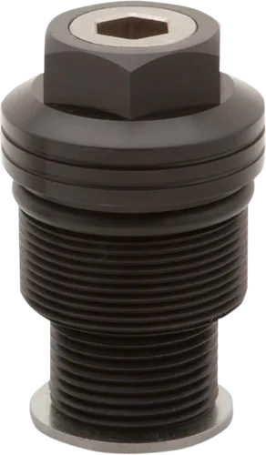 Burly 39mm Black Machined Aluminum Fork Pre Load Adjuster