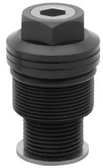 Burly 39mm Black Machined Aluminum Fork Pre Load Adjuster