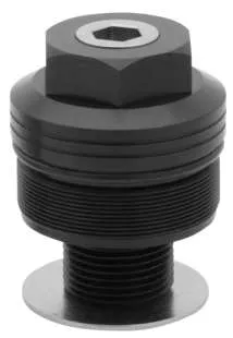 Burly 49mm Black Machined Aluminum Fork Pre Load Adjuster