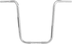 Burly 10in Chromed Steel PreDrilled Dimpled Handlebar