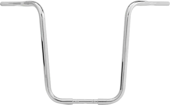 Burly 20in Chrome Steel Pre Drilled Dimpled Handlebar