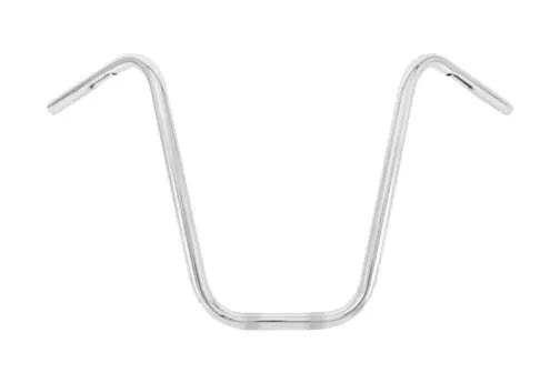 Burly 16in Chromed Steel Narrow Ape Hanger Handlebar