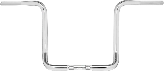 Burly 13in Chromed Steel Bagger Ape Hanger Handlebar wo Notch