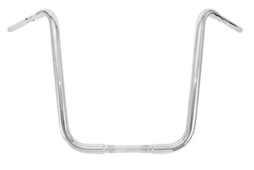 Burly 18in Chromed Steel PreDrilled Dimpled Handlebar