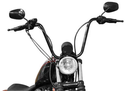 Burly 13in Black Bagger Control Kit wo ABS