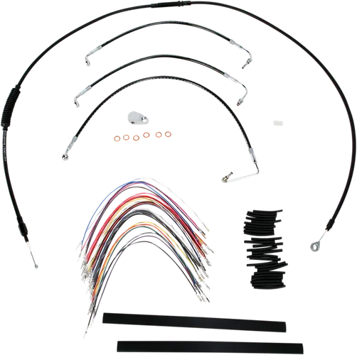 Burly 13in Black Bagger Control Kit wo ABS