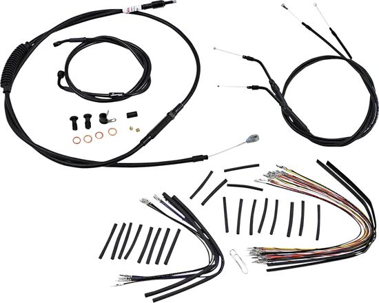 Burly 14in Black Vinyl Gorilla Control Kit wo ABS