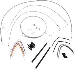 Burly 14in SS Gorilla Handlebar Controls Kit