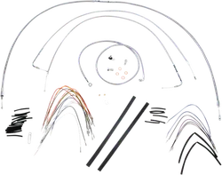 Burly 14in SS Gorilla Handlebar Controls Kit