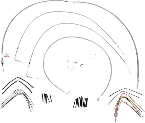 Burly 16in SS Gorilla Handlebar Controls Kit