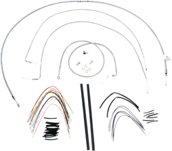 Burly 18in SS Gorilla Handlebar Controls Kit