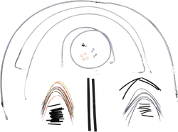 Burly 18in SS Gorilla Handlebar Controls Kit