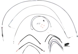 Burly 16in SS Gorilla Handlebar Controls Kit wo ABS