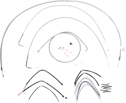 Burly 18in SS Gorilla Handlebar Controls Kit wo ABS