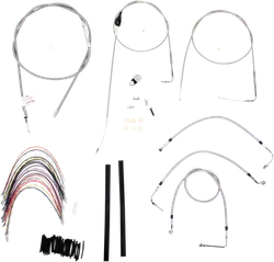 Burly 16in SS Gorilla Handlebar Controls Kit w Cruise