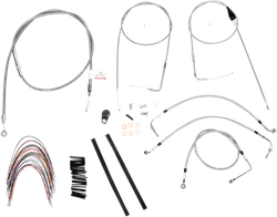 Burly 14in SS Gorilla Handlebar Controls Kit w Cruise