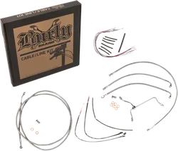 Burly 18in SS Gorilla Handlebar Controls Kit wo ABS