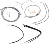 Burly 14in SS Gorilla Handlebar Controls Kit wo ABS