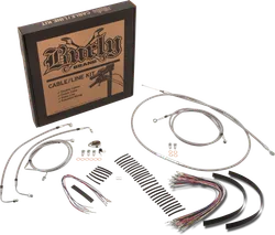 Burly 18in SS Gorilla Handlebar Controls Kit w ABS