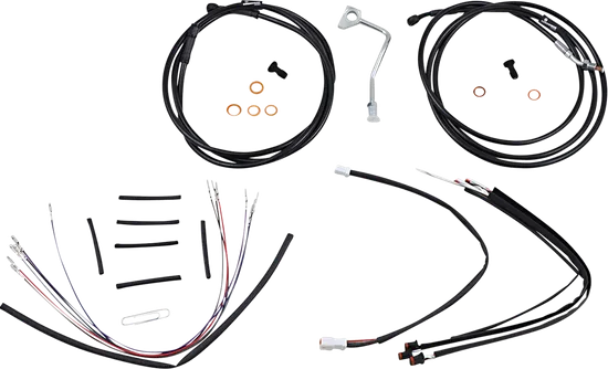 Burly 14in Black Vinyl Gorilla Control Kit w ABS