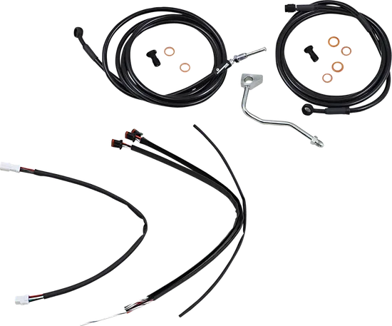 Burly 14in Black Vinyl Gorilla Control Kit w ABS