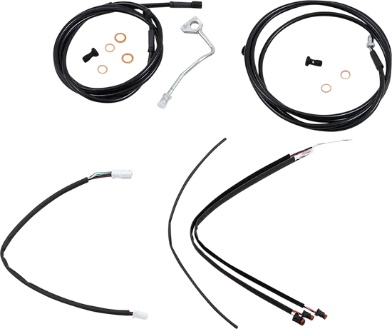 Burly 18in Black Vinyl Gorilla Control Kit w ABS