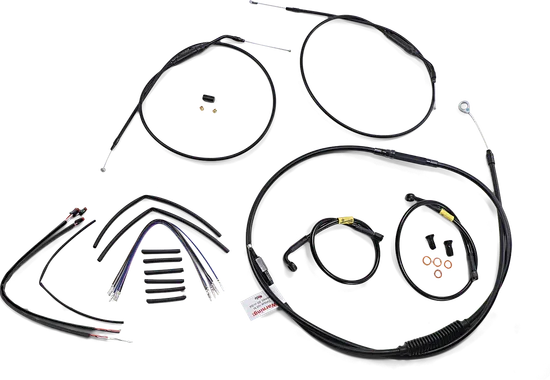 Burly 14in Black Gorilla Bar Controls Kit