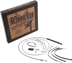 Burly 16in Stainless Steel Gorilla Bar Controls Kit w ABS