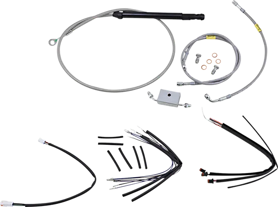 Burly 18in Stainless Steel Gorilla Bar Controls Kit w ABS