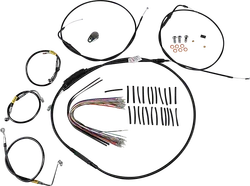 Burly 13in Black Bagger Bar Control Kit wo Cruise