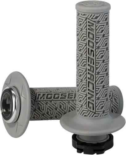 Moose 36 Series Gray Silver Lock On Grips 2