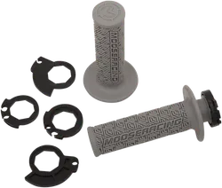 Moose 36 Series Gray Silver Lock On Grips